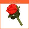 Romantisches Rosen-Stofftier mit bestickten Blütenblättern für Liebesfeiern