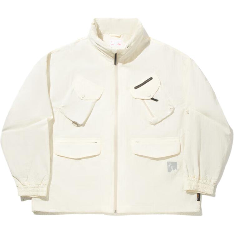 

Li Ning Модная Свободная Спортивная Куртка с Воротником-стойкой и Застежкой-молнией Мужская Куртка AJDV309-1 S