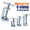 Adjustable Square Clamp Zinc Plating Fixed Holder Clip Professional C-clamp  Hardware Fasteners