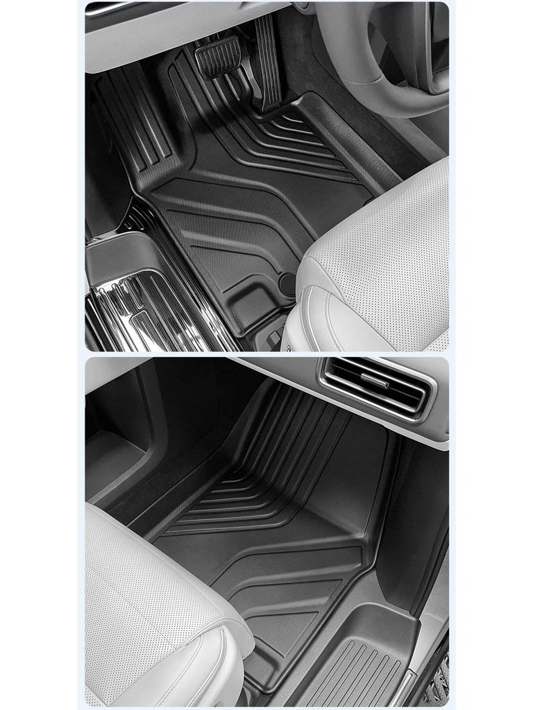 Eco-Friendly TPE Floor Mats for 2024-2025 Li Auto MEGA Car, Vehicle-Specific and Trunk Mats.