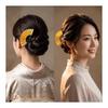WENJESO Hairpin, Fan Design U-Shaped Hair Stick, Japanese Retro New Chinese Style Hair Accessories, Elegant Updo Hair Clip, Suitable for Japanese