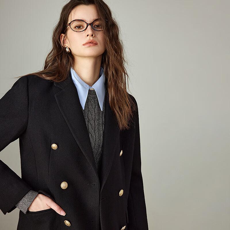 Chuyu Women's 2025 Winter Wool Blend Commuter Overcoat