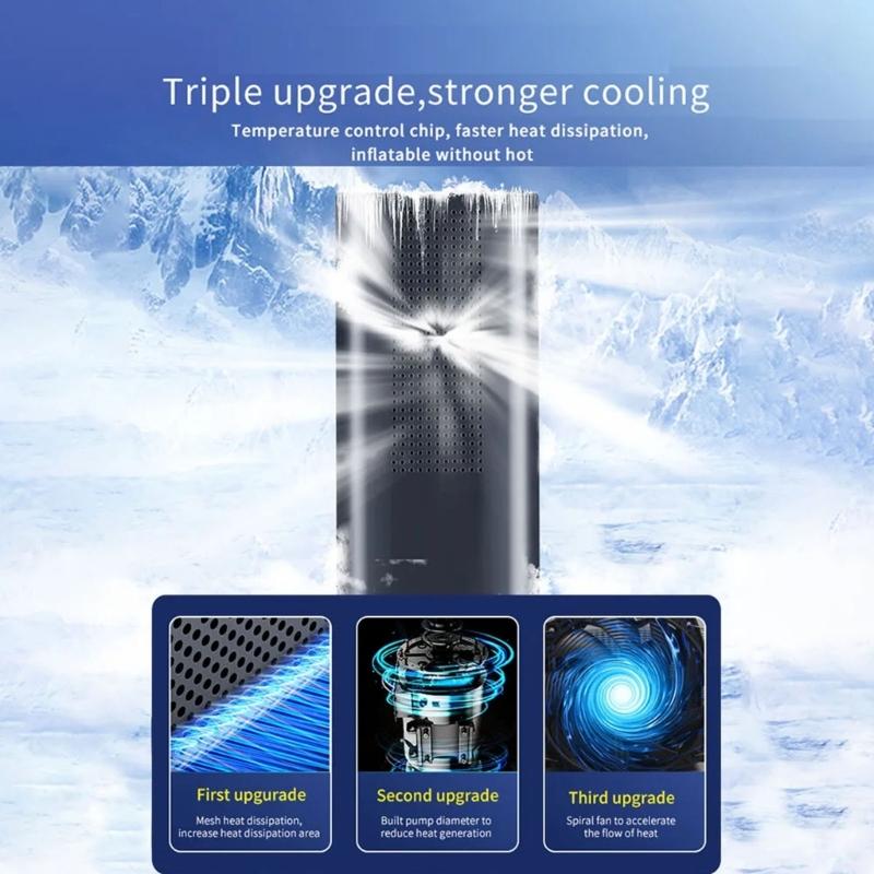 High Efficiency Vehicle Starting Device Digital Tire Inflator Electric Air Compressor Pump for Accurate Pressure Control