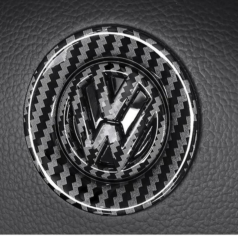 VOLKSWAGEN VW Automobilio Vairo Ženklelio Lipdukas Interjero Aksesuarai Volkswagen GTI Polo Golf Passat Scirocco Beetle Tig