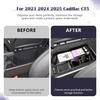 For 2025 2025 2025 Cadillac CT5 Center Console Organizer Tray Coin Storage Secondary Armrest Box ABS Accessories Car Storage Box