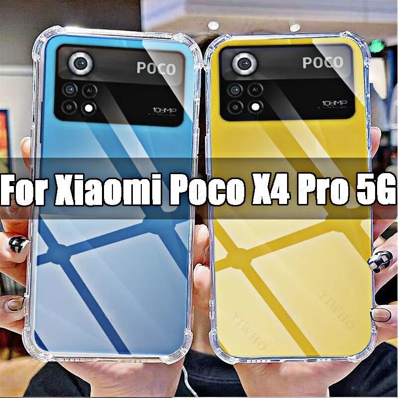 

Для телефона Xiaomi Poco X4 Pro 5G мягкий чехол HD прозрачный для Xiaomi Poko X4Pro 5g 6,67 2201116PG противоударные чехлы против царапин