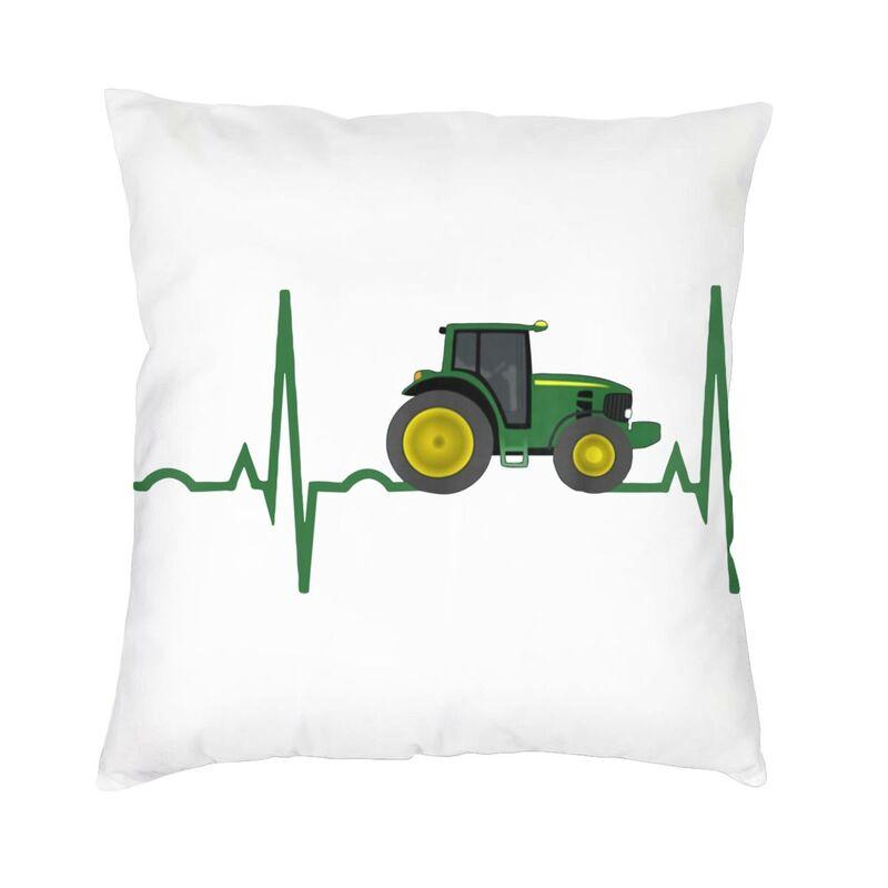 

Just A Boy Who Loves Tractors Cushion Cover 40x40cm Home Decorative Print Throw Pillow Case for Car Double Side 30x30cm 12x12in