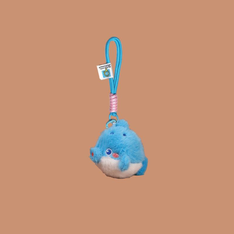 Cute Cute Marine Animal Jellyfish Pendant Plush Toy Doll Crab Lobster Keychain Bag Pendant