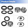 91256-HM7-003 Front Wheel Bearings Seals Kit Fits for ATV Foreman 400 450 500, Rubicon 500 650 680 Replace 91051-HA7-651 91209-HN2-003