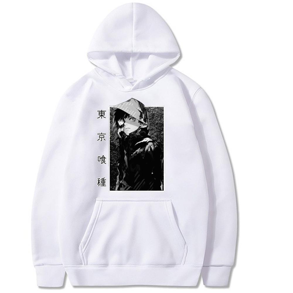Tokyo Ghoul Kaneki  Hoodies Men Fashion Sleeve Sweatshirts Women Casual Harajuku Streetwear Pullovers Sudaderas
