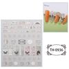 New Year Nail Art Stickers Bronzing Year of the Dragon Chinese Style Mahjong Cartoon Nail Stickers Decoration