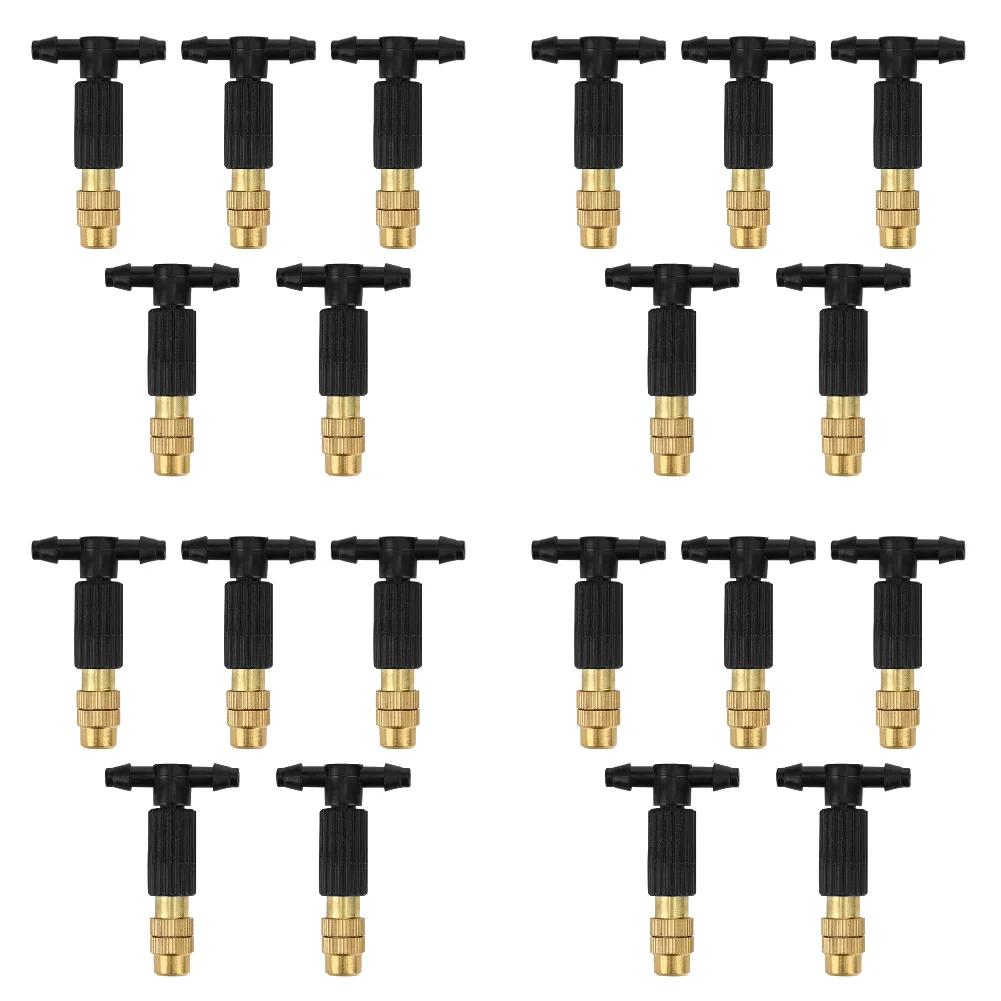 5-20pcs Outdoor Misting Cooling System Garden Irrigation Durable Water Sprinkler Head 4/7 Pipe Watering Automatic Spray