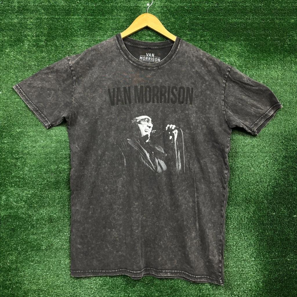 Van Morrison What's It Gonna Take? Rock Mineral Wash T-shirt Size Extra Large
