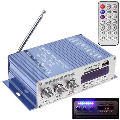 100W USB Power HiFi Stereo 2 Channel Amplifier Car MP3 FM Audio Player Mini TOP