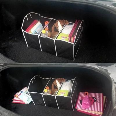 Faltbarer Auto-Kofferraum-Organizer - Auto-Aufbewahrungsbox, Spielzeug-Lebensmittel-Aufbewahrungsbehälter-Taschen, Auto-Organizer, Autozubehör, Auto-Kofferraumaufbewahrung