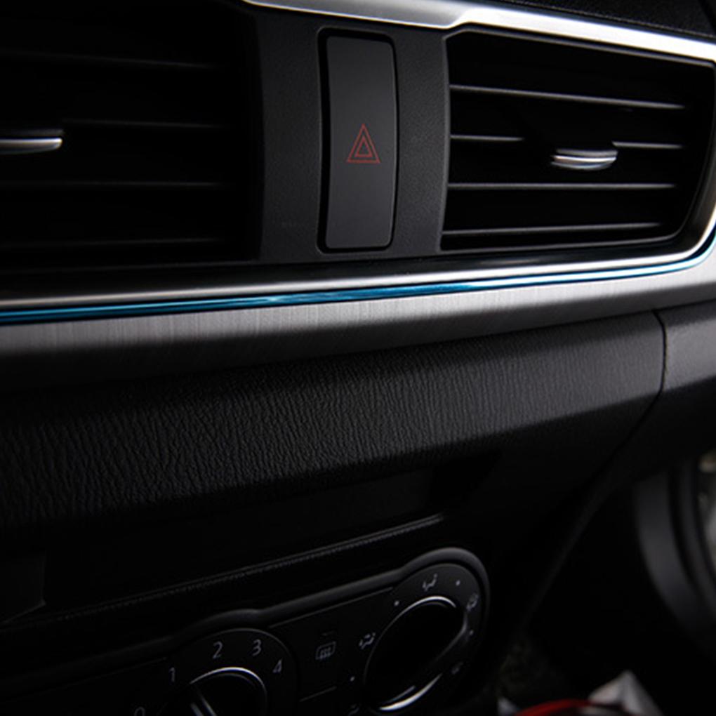 Car Interior Exterior Decoration Strip 5 Meters Inner Moulding Inner Moulding Trim Line Dashboard Door Panle Decor