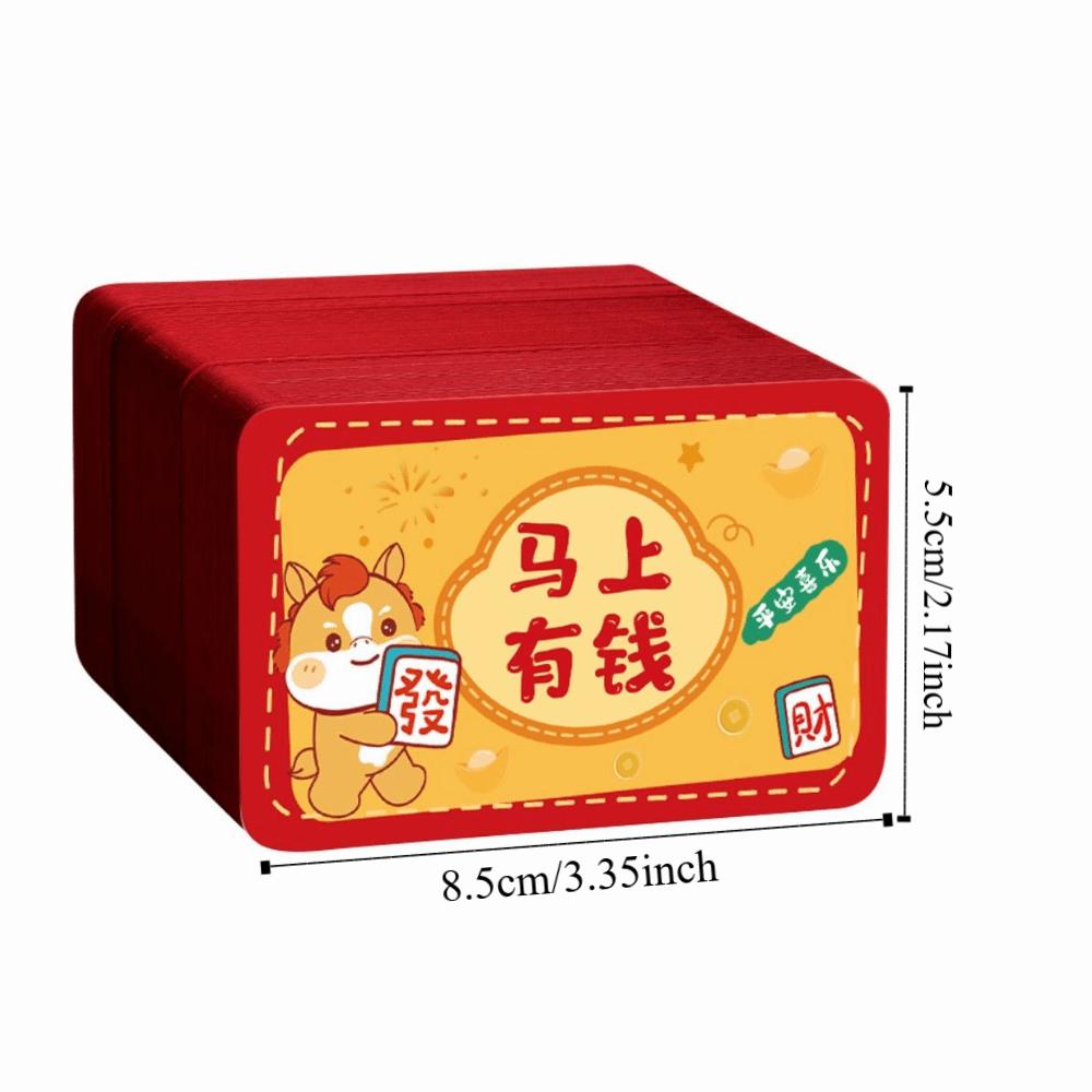 40pcs with Pen Vouchers Tickets Anniversary Surprise Lucky Cards Cute Scratch-off Cards Festivals