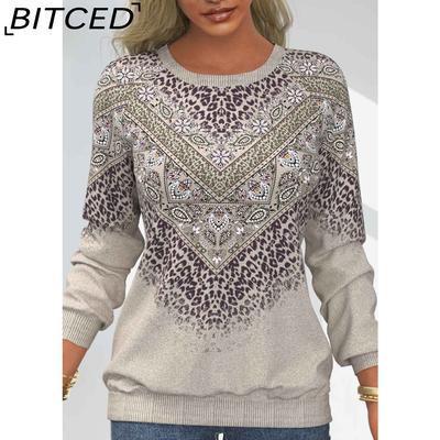 Women's Fashion Casual Long Sleeve O-Neck Hoodies & Sweatshirts