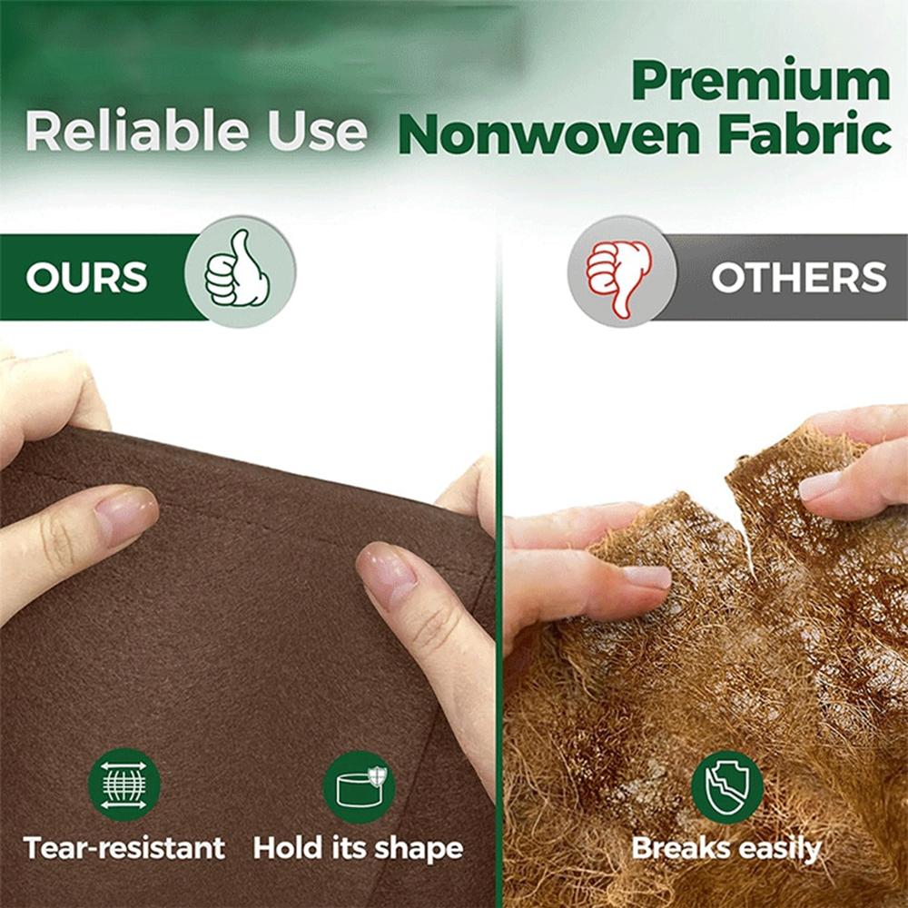 3Pcs 10 Inch Outdoor Hanging Plant Pot Breathable Drainage Hanging Basket with Chain for Balcony Decoration