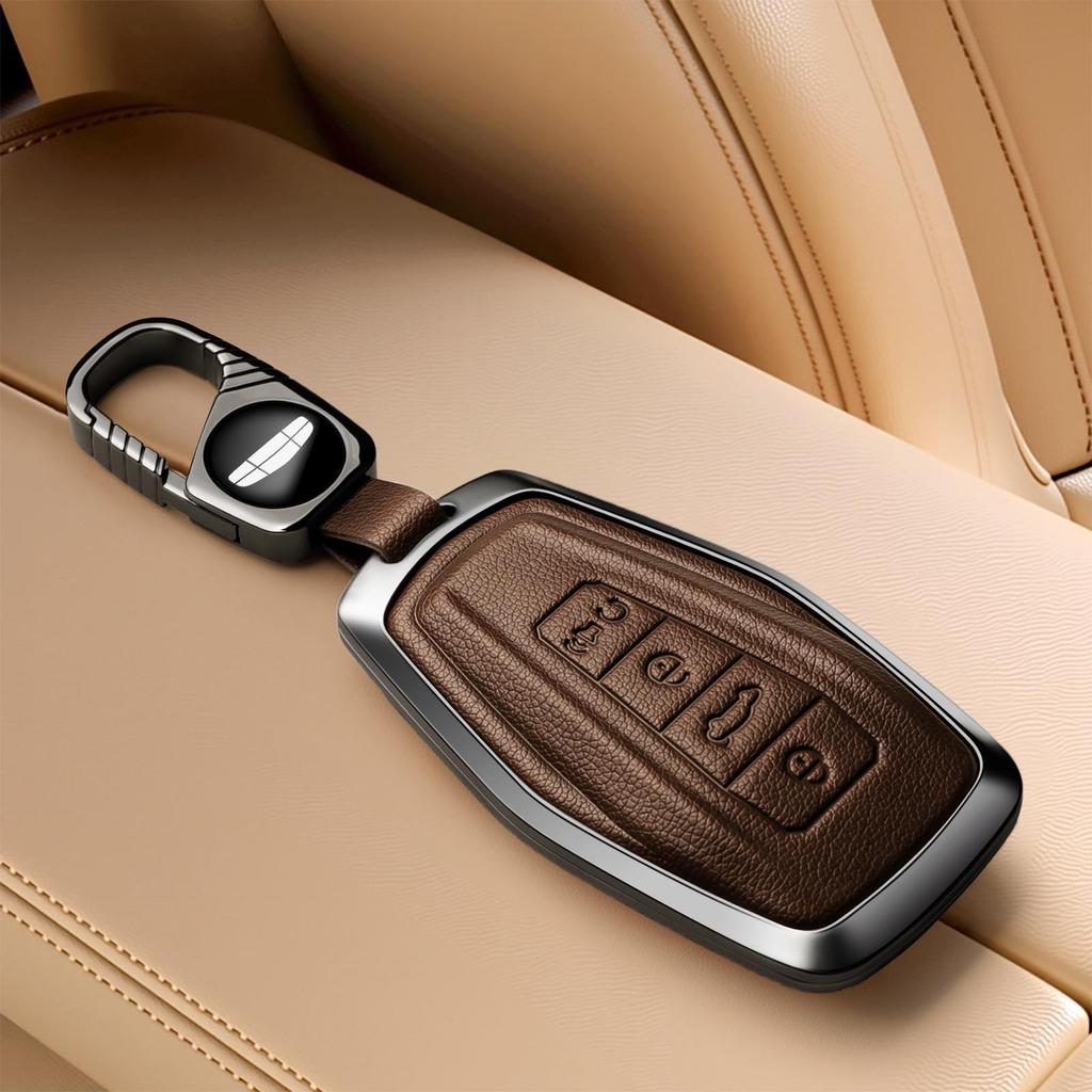 Key Covers for 2021 Geely Boyue PRO & 2020 Xingyue - Unisex Car Key Cases/Clasps
