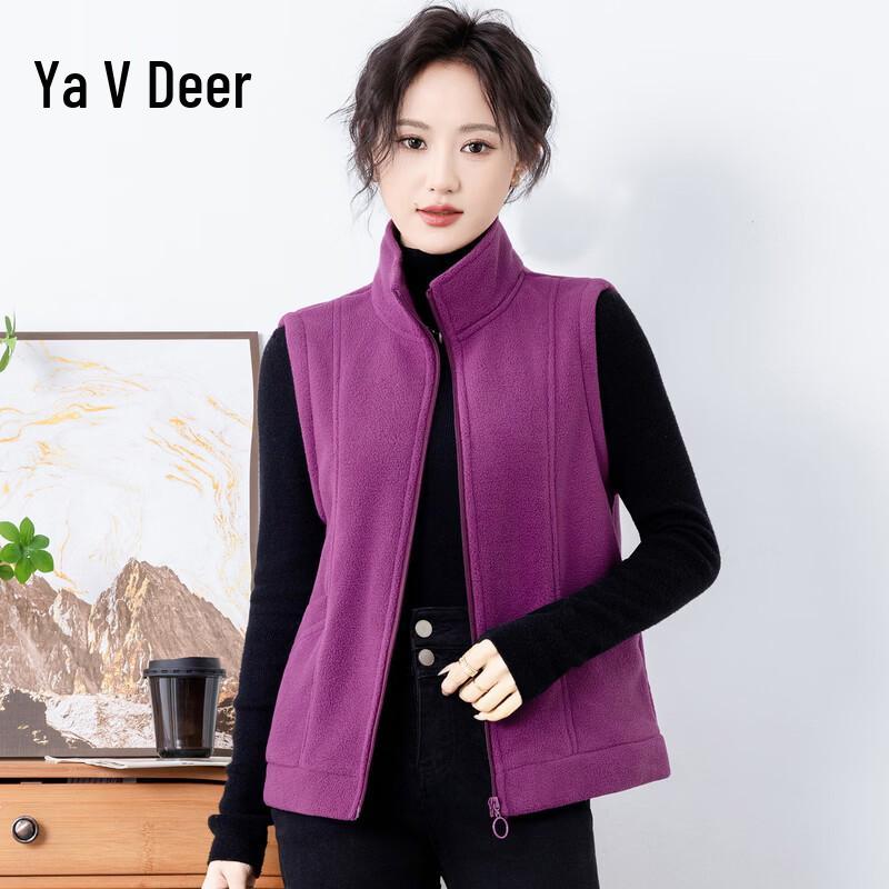 Yalu Women s Casual Fleece Vest M