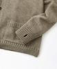 Outstanding Lambswool Fisherman Cardigan_L.Brown