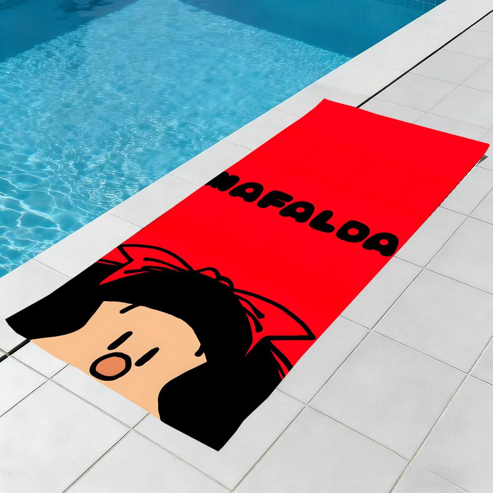 M-Mafalda Handtuch Mikrofaser Strandtuch, Schnelltrocknend, Sandfrei, Ultrafeine Faser, Super Weich.