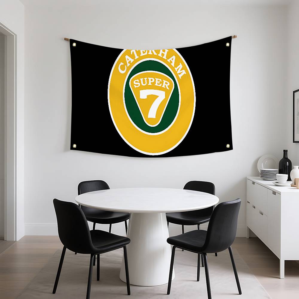 wCaterhamsSupers7Sprint Trucker Flags Room Decor Outdoor Decors Personalized Items Flags For Bedrooms Home Funny