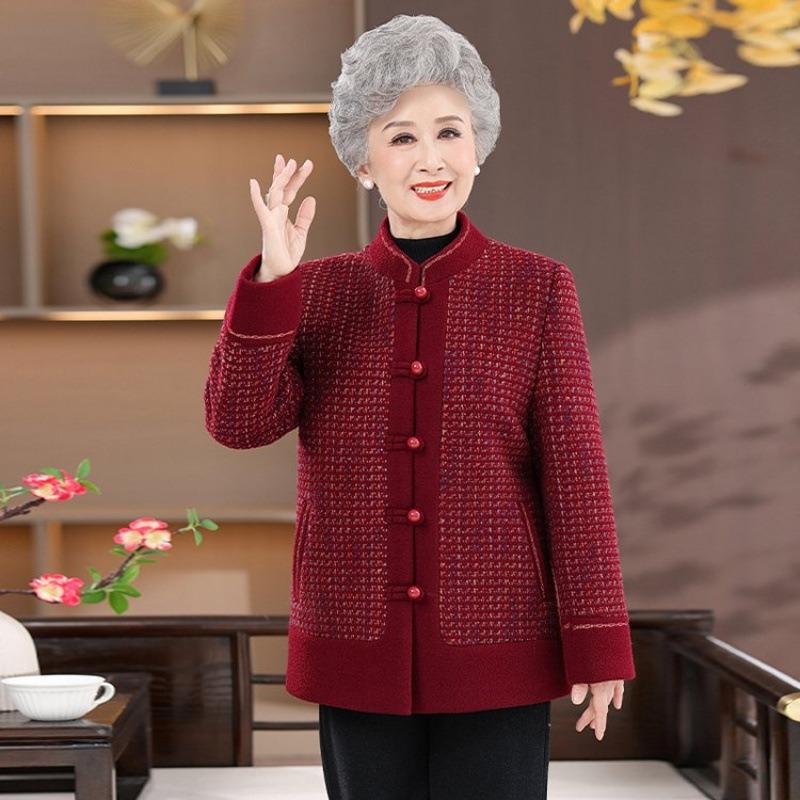 Autumn Coat Female Age 0 Old Lady Coat Clothes New Top