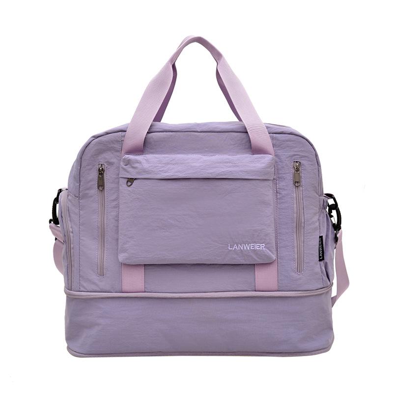 Expandable Women's Lightweight Yoga & Travel Handbag – Durable, Casual Fitness Bag for Short Trips