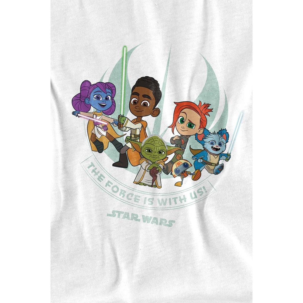 STAR WARS Mens Young Jedi Adventure The Force Is With Us T-Shirt