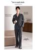 Men's 100% Cotton Long Sleeve Pajama Set, Spring/Fall 2025 Style, Plus Size, Indoor/Outdoor Wear