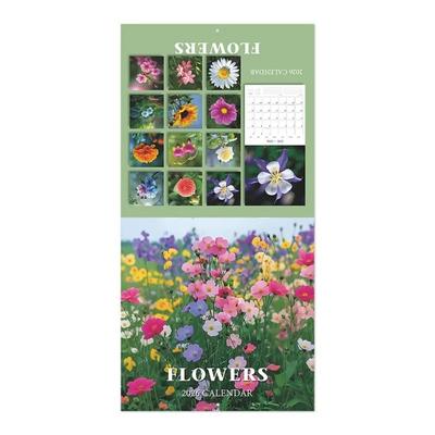 2026 Wall Calendar Flower Theme Hangable Monthly Calendar 12-Month Schedule Planning Supplies for Office & Personal Planning