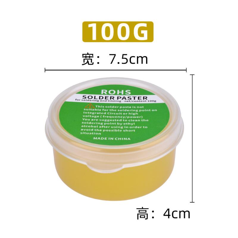 30/50/100G Flusso per Saldatura Professionale Pasta Saldante a Saldatura Temperatura Media 183 Gradi Flusso No-Clean Resina