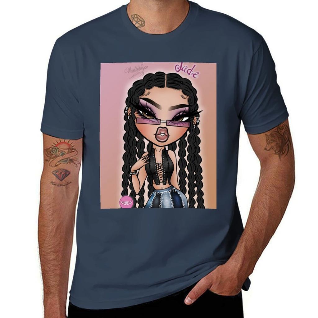 Bratz Strut It Jade Drawing By Monsterlool Tshirt Big And Tall Solid Color Tshirt