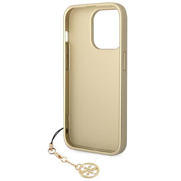 Guess Guhcp14Lgf4Gbr Iphone 14 Pro6,1 Brązowy/Brown Hardcase 4G Charms Collection