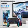 Wireless Game Controller for NS Switch Lite RGB Gamepad with Six Axis Gyro Sensor 3D Joystick For PC Game Accessories