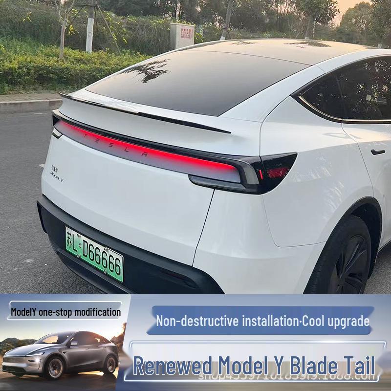 Compatible Rear Wing for 2025 Refreshed Tesla Model Y Performance