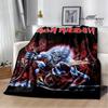 Rock Band I-Iron M-Maiden Printed Blanket Kids Warm Blankets Flannel Soft and Comfortable Blanket Bed Linings Birthday Gift