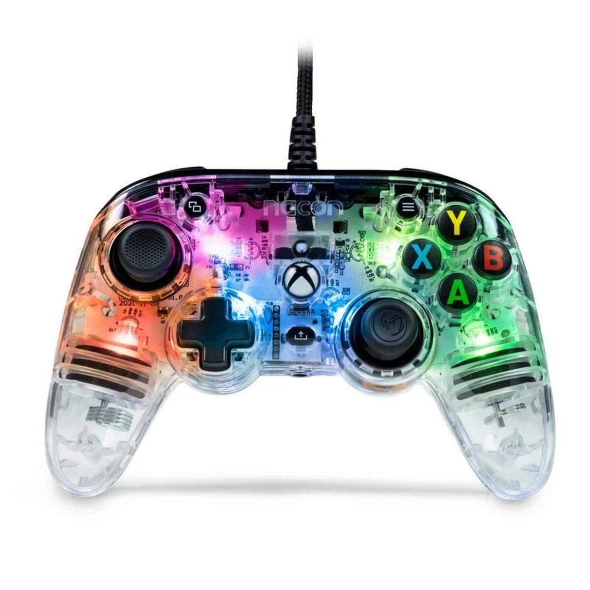 

Контроллер Xbox One Nacon Pro Compact, прозрачный