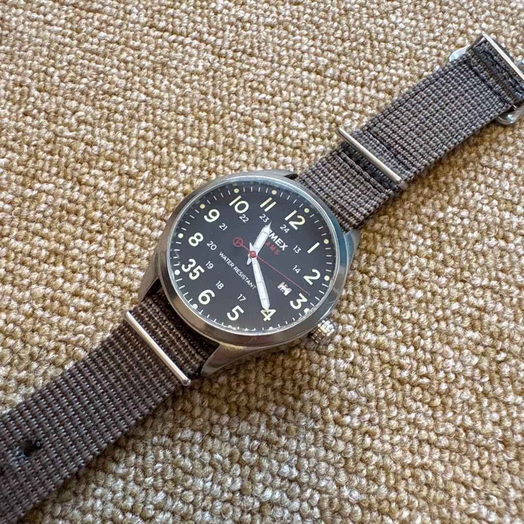 Used Good operation TIMEX military style BEAMS engineered garments luminous