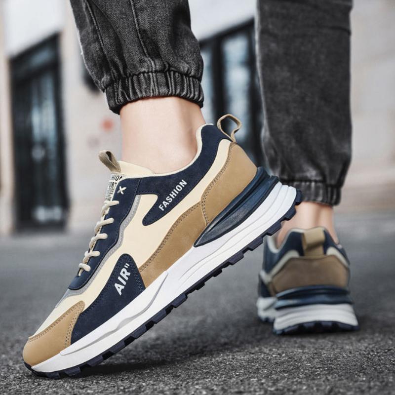 Men Sneakers Casual Running Jogging Shoes Lace Up Mens Lightweight Shoes Outdoor Walking Sneakers