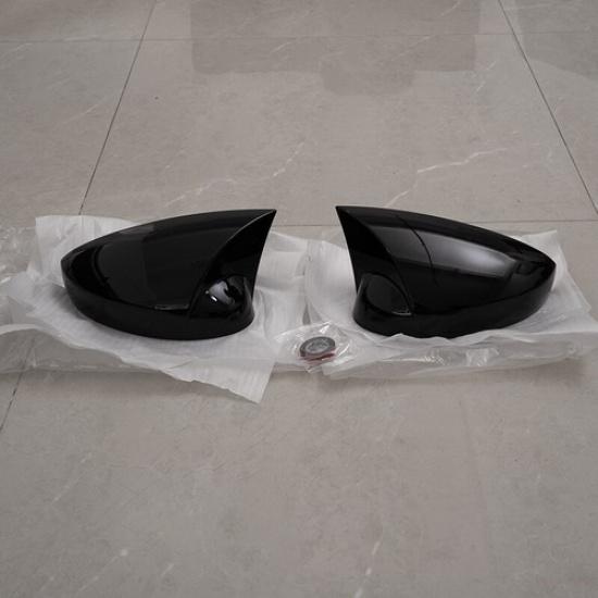 Glossy Black For Honda 11th Civic 2022-2023 Rear View Side Mirror Cover Trim 2x