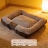 Winter warmer großer Haustiersofa: Abnehmbares & waschbares Nest für Katzen & Hunde