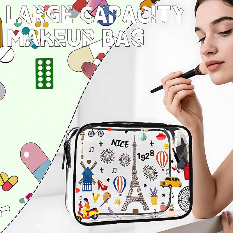 Clear PVC Cosmetic Storage Pouch