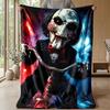 Soft Flannel Blanket Lightweight Cozy Bedroom Living Room CoverSaw Billy the Puppet