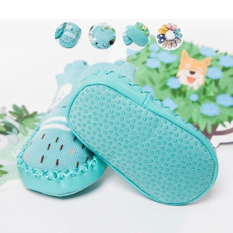 Baby Girls Boys Sock Booties Anti-Slip Shoes