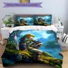 3pcs Legend of Zelda Cover Set, 1 Cover + 2 Pillowcases (No Insert), Bedding for All Seasons, Bedding,Bedroom Decor yy250922074