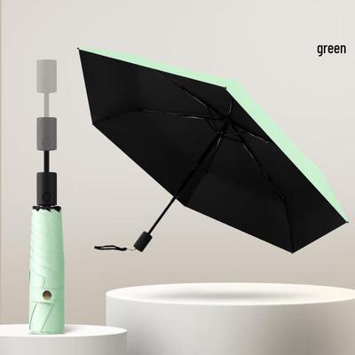 Ka De Nuo Semi-Automatic Folding Sun/Rain Umbrella