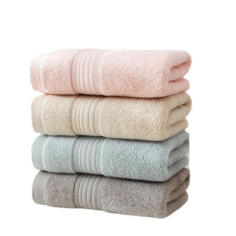 T008A new Custom made soft 100% Cotton pink beige blue For Adults Strong Water Absorption Washcloth Home face towel